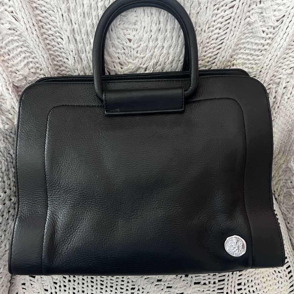 Vince Camuto Leather Satchel - Black